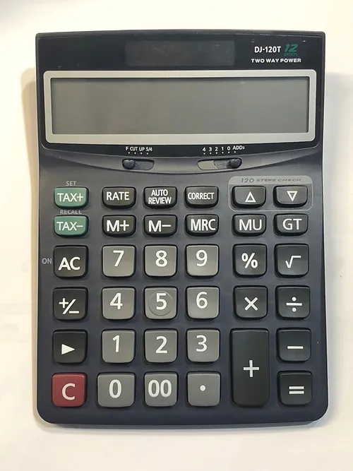 Premier Desktop Calculator  Large Display 100Step Check  Correct  Dual Power  Buy in Multiples of 6