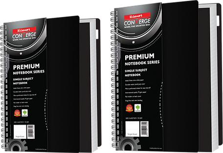 Single Subject PP Cover 160 page Notebook Size 279cm X 216cm 70gsm Premium Paper