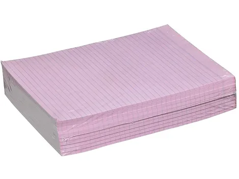 Premier Writing Pad A4 Ruled Bond  60 GSM Pink  100 Sheets per Pad  Pack of 10