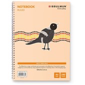 Bibbulmun Spiral Notebook A4 Ruled 7mm Side Bound 240 Page