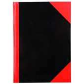Notebook Hardcover Ruled A7 200 Page RedBlack Ruled pages 100 Leaf Gloss Cover NonIndexed  Buy in Multiples of 6 