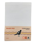 Bibbulmun Ruled Writing Pads 100 Sheets A5