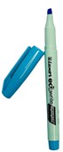 Luxor EcoWrite Blue Highlighters  Chisel Tip  Fluorescent Blue Ink  Box of 12 EcoFriendly Markers