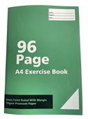 A4 Exercise Books Ruled 8MM 70GSM Premium Paper 96 Pages  Buy in Multiples of 12 