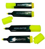 HIGHLIGHTER CHISEL YELLOW BOX12 ECO BUY IN MULTIPLE OF 12s