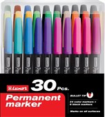 Permanent Marker 100 Bullet Tip Pack30 Assorted Colours   Buy in Multiples of 12 