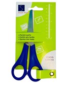 School Scissors 130mm  Blue Handle Rounded Tips