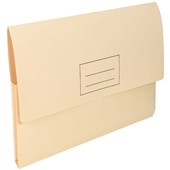 Manila Board Document Wallet  Buff 345mm x 235mm