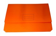 Manila Board Document Wallet  Orange 345mm x 235mm