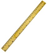 30cm Wooden Ruler  Unpolished Durable EcoFriendly  School List item