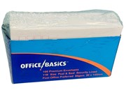 Premier 11B Size Security Envelopes  Pack of 100  80 GSM  Peel  Seal