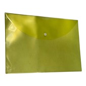 Light Yellow Document Wallets A4 Size with Button Closure  Pack of 10