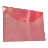 Light Pink Document Wallets A4 Size with Button Closure  Pack of 10