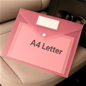 Pink Document Envelope A4 Size with Button Closure  Pack of 10