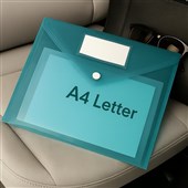 Green Document Envelope A4 Size with Button Closure with ID Panel  Pack of 10