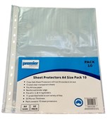 Premier Stationery Sheet Protectors A4  Pack of 10